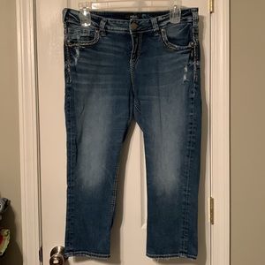 Silver Elyse Capri Size 14/22.5